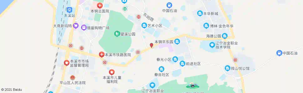 本溪英勇(平山)_公交站地图_本溪公交_妙搜公交查询2025