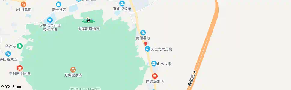 本溪职业病院_公交站地图_本溪公交_妙搜公交查询2025