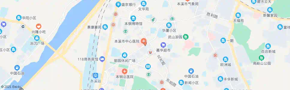 本溪中心医院_公交站地图_本溪公交_妙搜公交查询2025