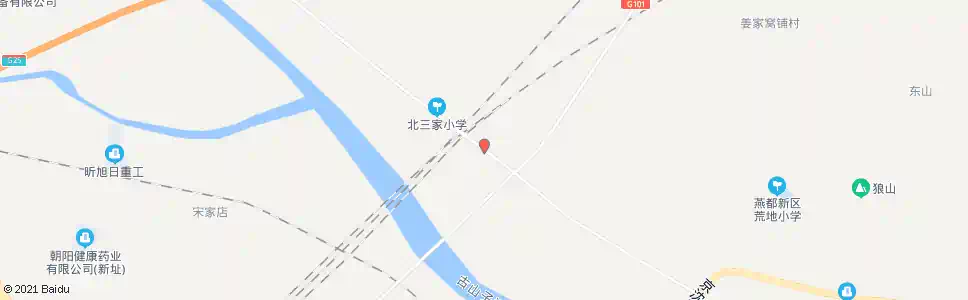 朝阳北三家四号站_公交站地图_朝阳公交_妙搜公交查询2025