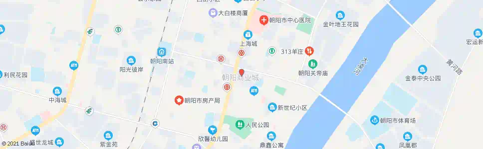 朝阳商业城_公交站地图_朝阳公交_妙搜公交查询2025