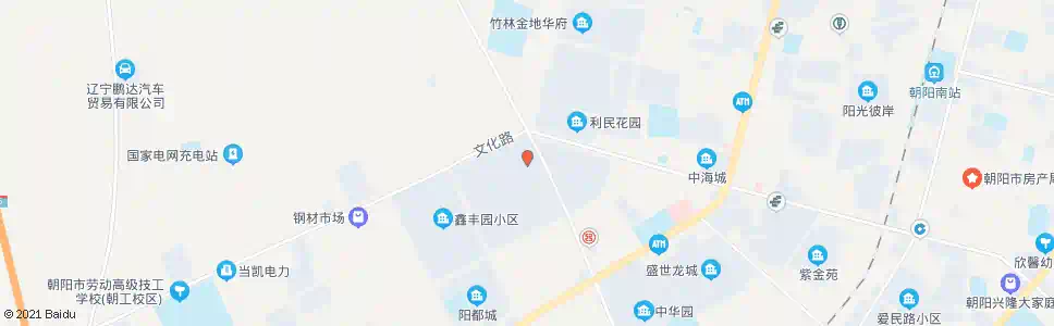 朝阳军政饮食供应站_公交站地图_朝阳公交_妙搜公交查询2025