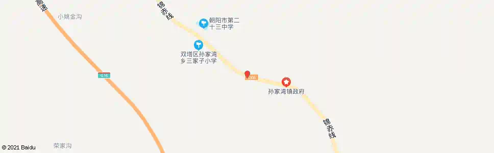 朝阳花章营子二号站_公交站地图_朝阳公交_妙搜公交查询2025