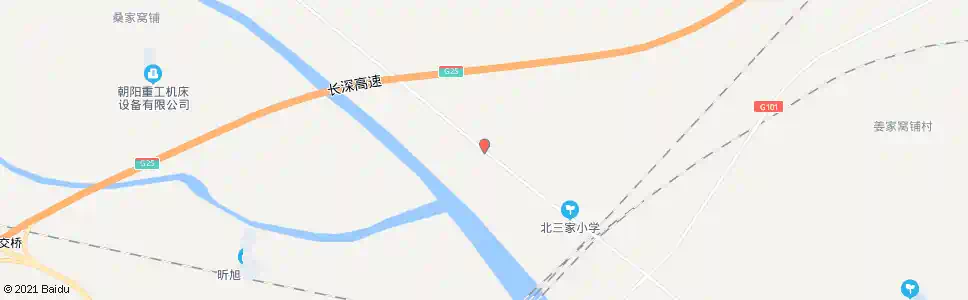 朝阳北三家二号站_公交站地图_朝阳公交_妙搜公交查询2025