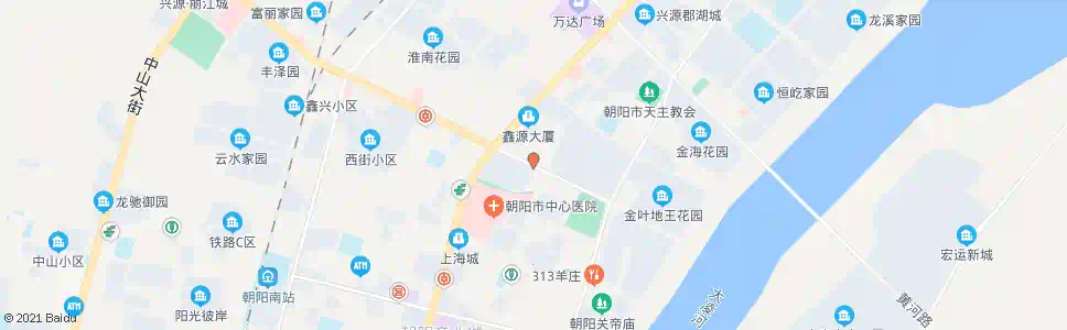 朝阳卫校家属院_公交站地图_朝阳公交_妙搜公交查询2025
