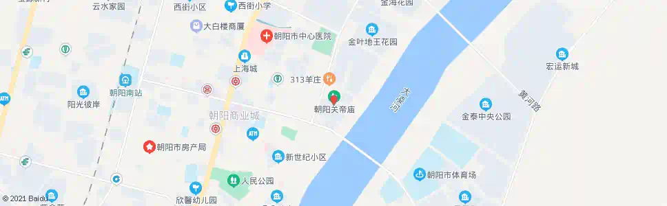 朝阳滨河花园_公交站地图_朝阳公交_妙搜公交查询2025