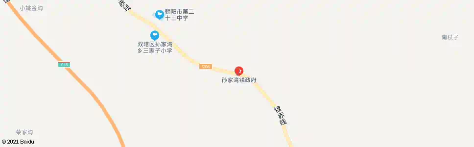 朝阳孙家湾乡政府_公交站地图_朝阳公交_妙搜公交查询2025