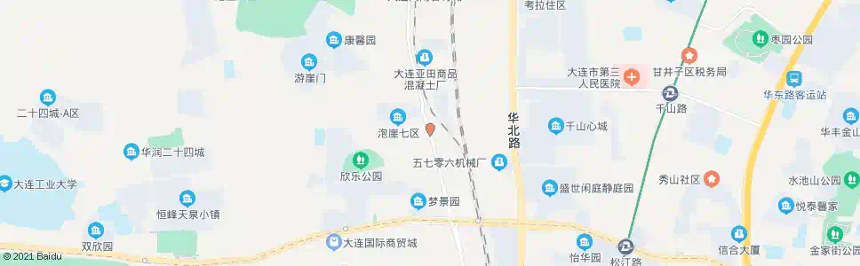 大连新星北街_公交站地图_大连公交_妙搜公交查询2025