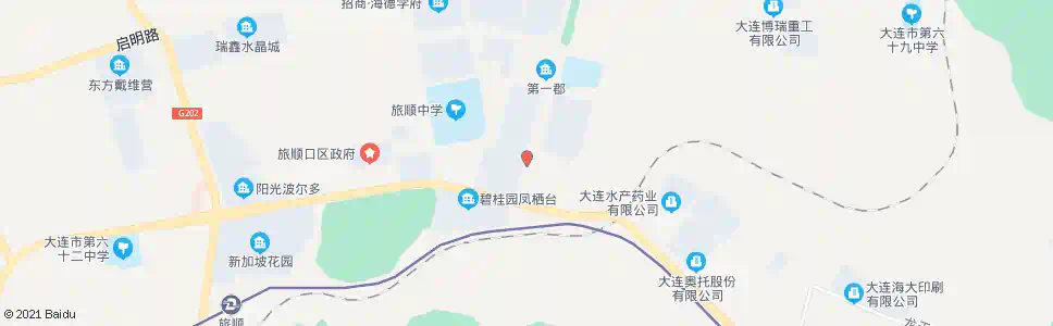 大连第一郡一站_公交站地图_大连公交_妙搜公交查询2025