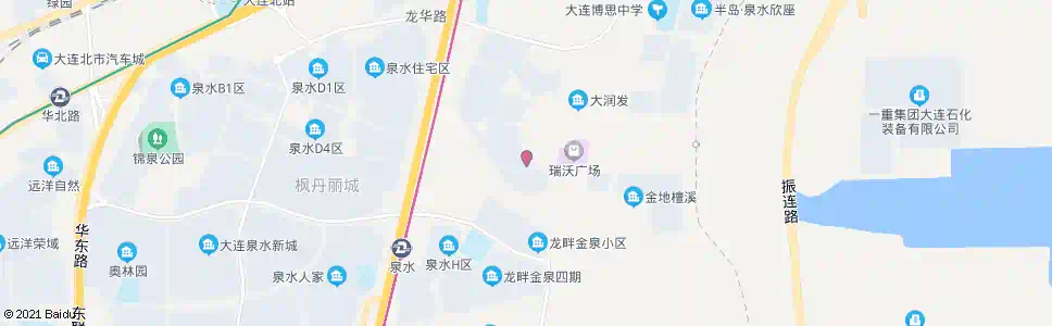大连华泉街_公交站地图_大连公交_妙搜公交查询2025