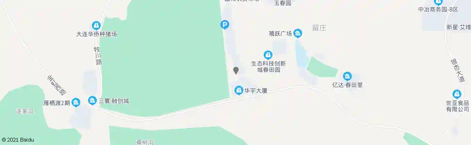 大连春田公寓_公交站地图_大连公交_妙搜公交查询2025