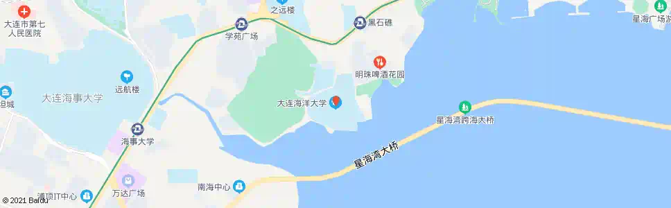 大连海洋大学_公交站地图_大连公交_妙搜公交查询2025