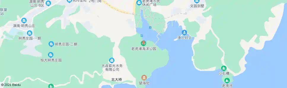 大连虎滩乐园_公交站地图_大连公交_妙搜公交查询2025