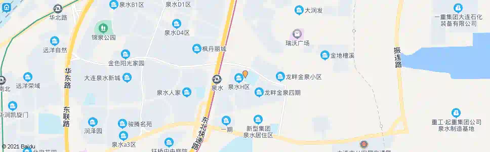 大连龙畔金泉_公交站地图_大连公交_妙搜公交查询2025