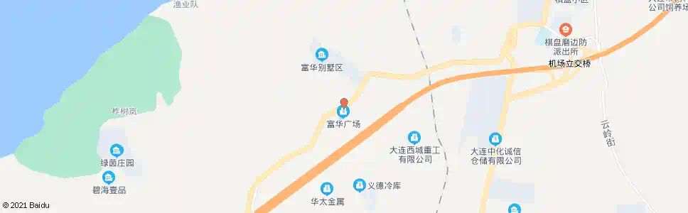 大连富华广场_公交站地图_大连公交_妙搜公交查询2025