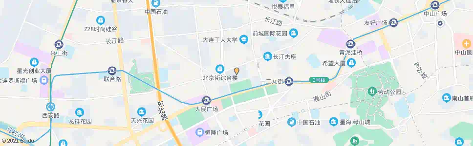 大连政府广场_公交站地图_大连公交_妙搜公交查询2025