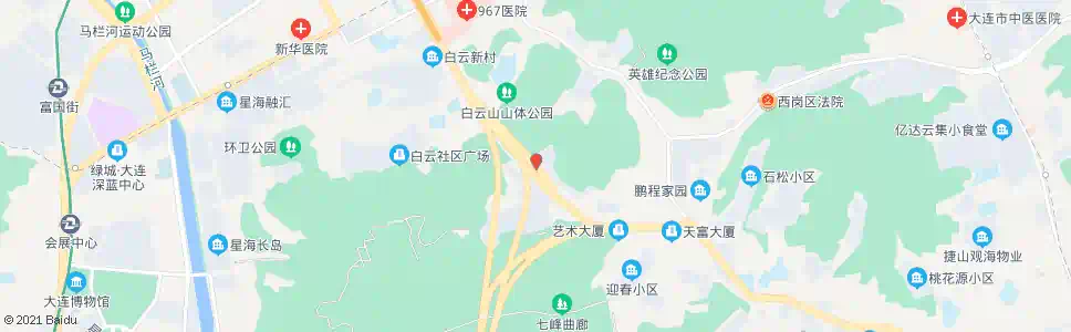 大连白云隧道_公交站地图_大连公交_妙搜公交查询2025