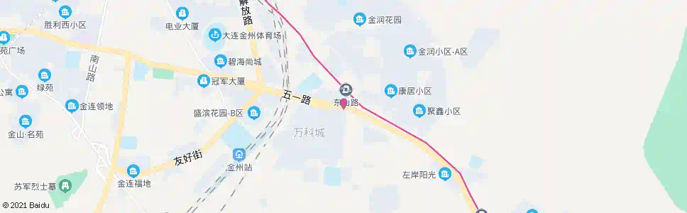 大连盛滨桥东_公交站地图_大连公交_妙搜公交查询2025