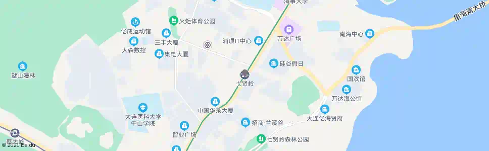 大连七贤岭站_公交站地图_大连公交_妙搜公交查询2025