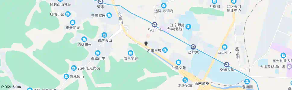 大连马栏西街_公交站地图_大连公交_妙搜公交查询2025