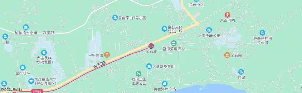 大连金石滩轻轨站_公交站地图_大连公交_妙搜公交查询2025