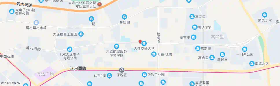 大连淮河西路_公交站地图_大连公交_妙搜公交查询2025