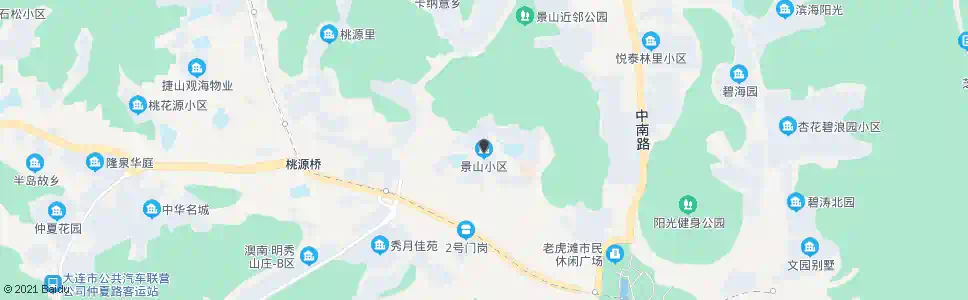 大连景山小区_公交站地图_大连公交_妙搜公交查询2025