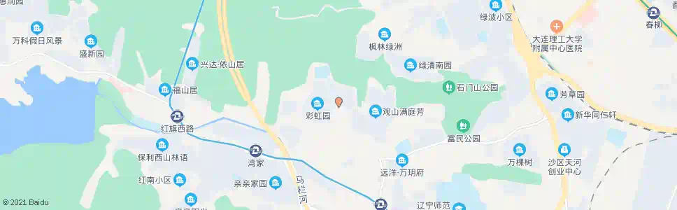 大连彩霞园_公交站地图_大连公交_妙搜公交查询2025