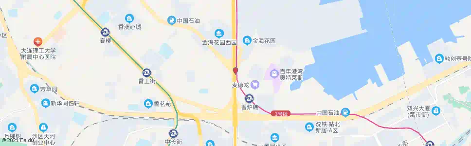 大连海达广场_公交站地图_大连公交_妙搜公交查询2025