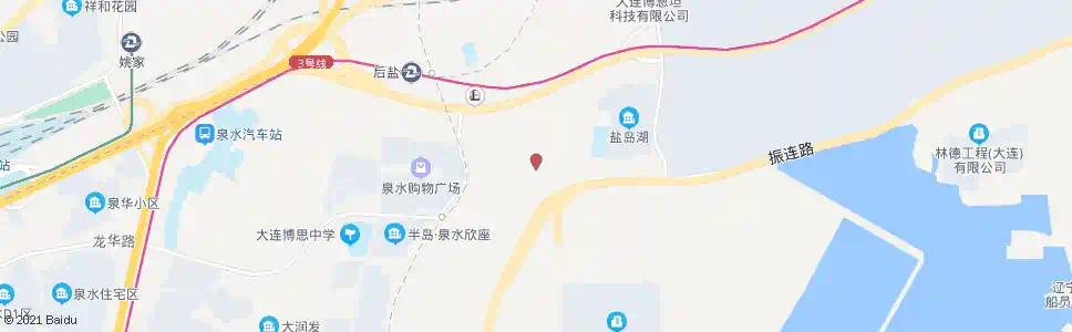 大连前盐村_公交站地图_大连公交_妙搜公交查询2025