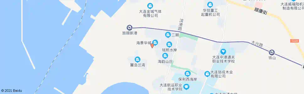 大连麓岛兰湾_公交站地图_大连公交_妙搜公交查询2025