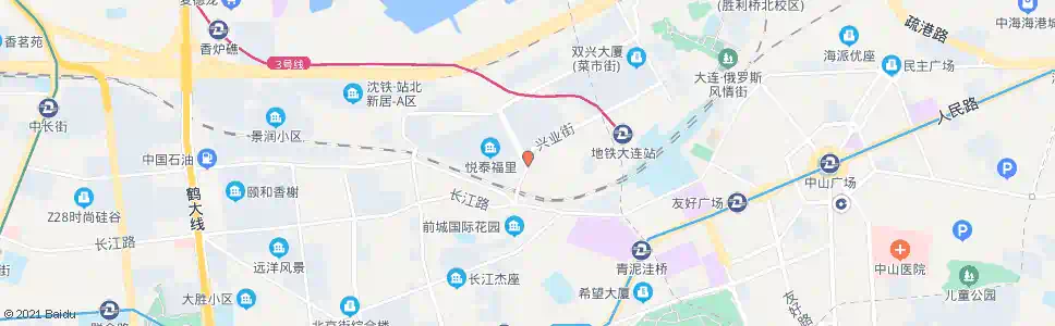 大连兴业街_公交站地图_大连公交_妙搜公交查询2025