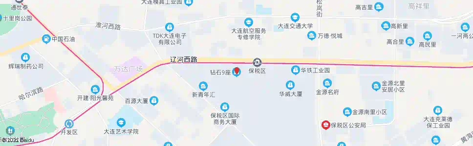 大连钻石九座_公交站地图_大连公交_妙搜公交查询2025