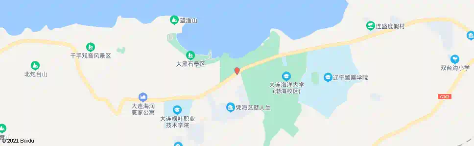 大连观海山庄_公交站地图_大连公交_妙搜公交查询2025