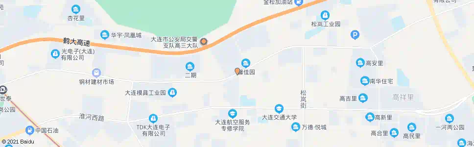 大连铁山西路(开发区)_公交站地图_大连公交_妙搜公交查询2025