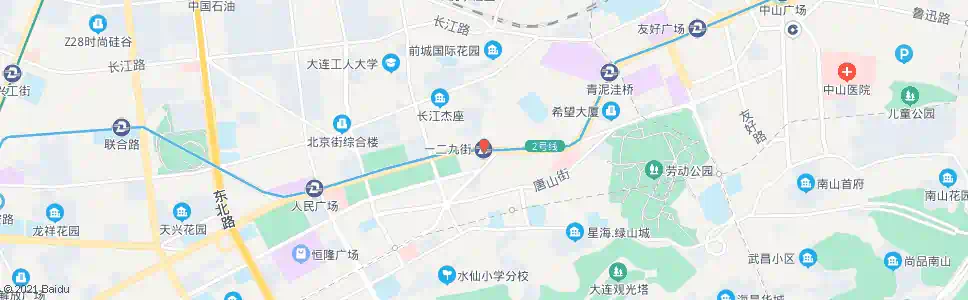 大连一二九街_公交站地图_大连公交_妙搜公交查询2025