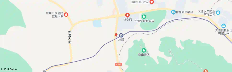 大连旅顺轻轨站_公交站地图_大连公交_妙搜公交查询2025