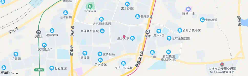 大连富士庄园_公交站地图_大连公交_妙搜公交查询2025