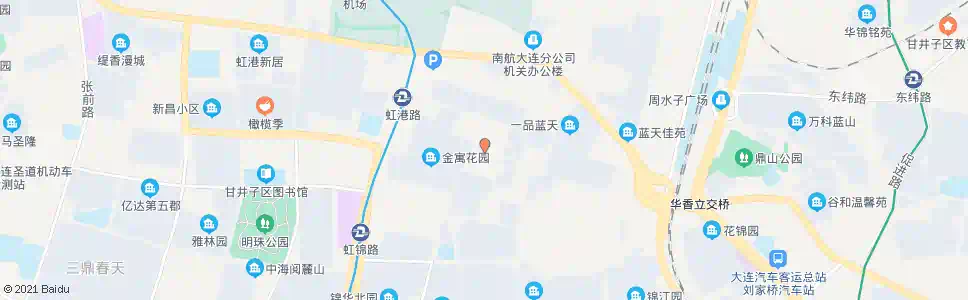 大连金寓花园_公交站地图_大连公交_妙搜公交查询2025