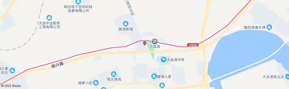 大连湾里邮电大厦_公交站地图_大连公交_妙搜公交查询2025