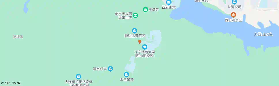 大连辽师西山校区_公交站地图_大连公交_妙搜公交查询2025