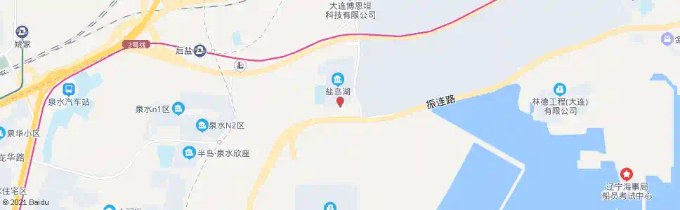大连盐岛北园_公交站地图_大连公交_妙搜公交查询2025