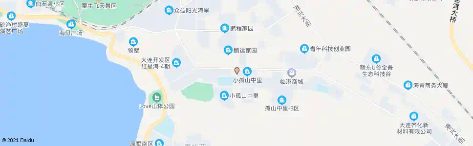 大连小孤山西里_公交站地图_大连公交_妙搜公交查询2025