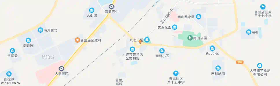 大连九七广场_公交站地图_大连公交_妙搜公交查询2025