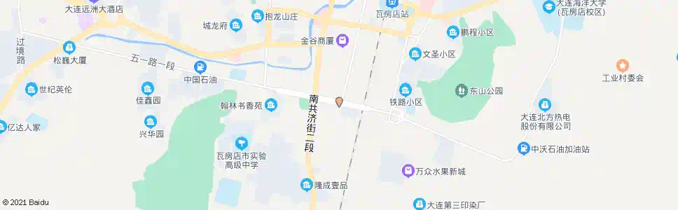 大连瓦纺医院一站_公交站地图_大连公交_妙搜公交查询2025