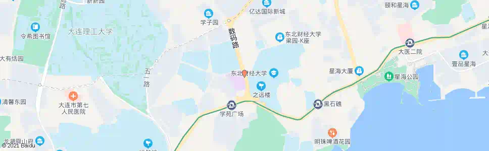大连东北财经大学_公交站地图_大连公交_妙搜公交查询2025