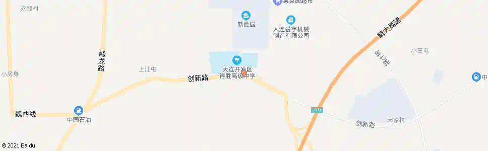 大连得胜政府_公交站地图_大连公交_妙搜公交查询2025