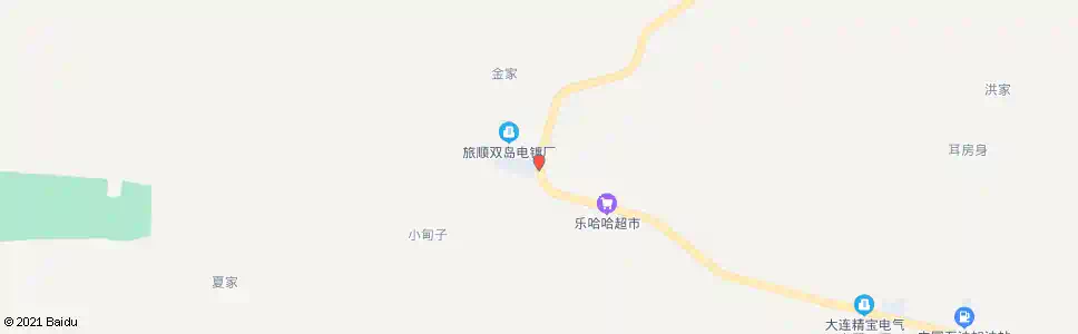 大连张家村(双岛湾路)_公交站地图_大连公交_妙搜公交查询2025