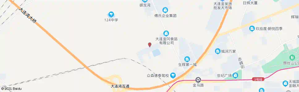 大连金洋小区市场_公交站地图_大连公交_妙搜公交查询2025
