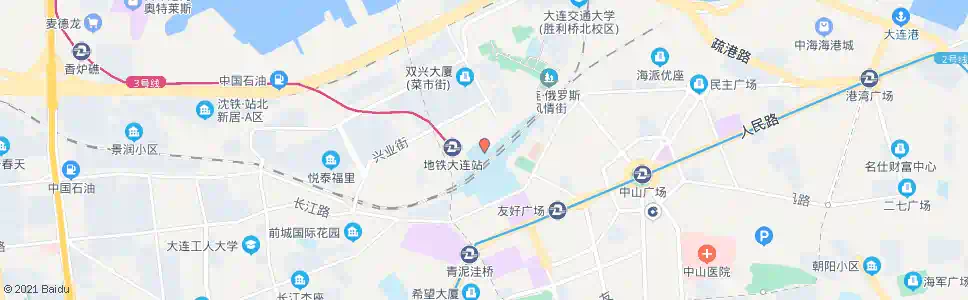 大连杨树沟二站_公交站地图_大连公交_妙搜公交查询2025